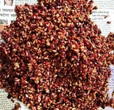 Tangy dried pomegranate seeds known as khatta anardana